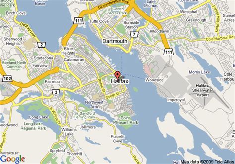 Map Of Residence Inn By Marriott Halifax Downtown Halifax