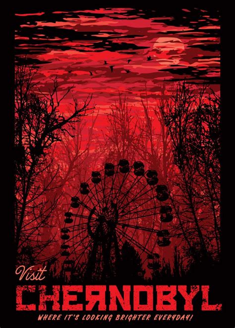Advertising poster booklet chernobyl nuclear power station slavutych new pripyat. Visit Chernobyl Nature Poster Print | metal posters in ...