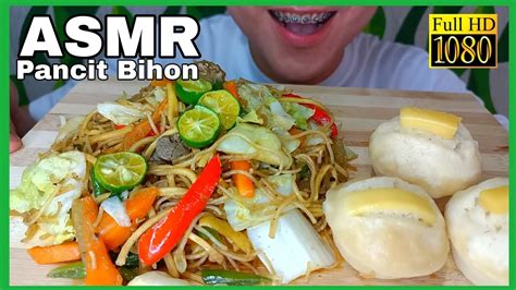 Asmr Pancit Mukbang Filipino Food Soft Crunchy Eating Sounds No Talking Sam Asmr Youtube