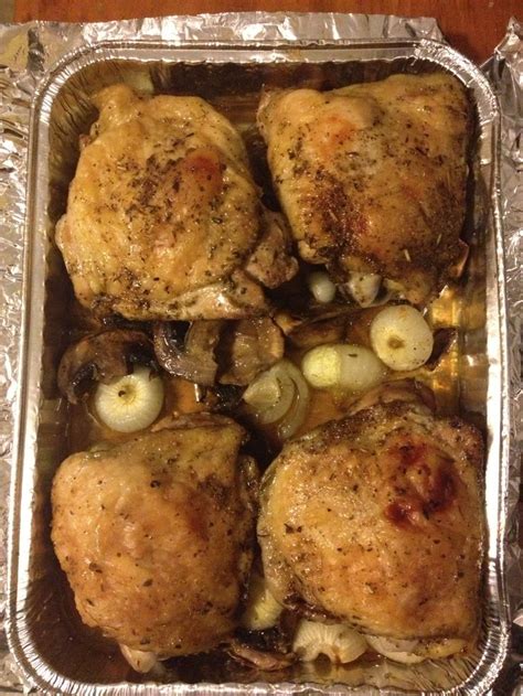 Flavorful chicken kabobs are baked in the oven. Toaster Oven Chicken Thighs Season chicken to taste. Turn Toaster oven to 350 degrees and place ...