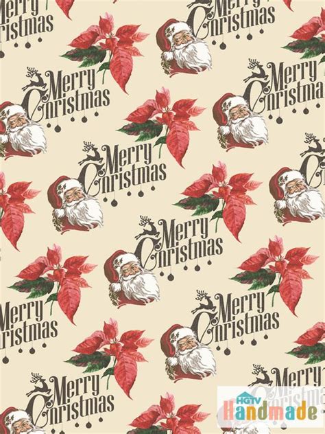 Christmas soap wrappers {christmas printable}. Free Printable Wrapping Paper for Christmas Gifts | HGTV