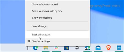 How To Center The Windows 10 Taskbar