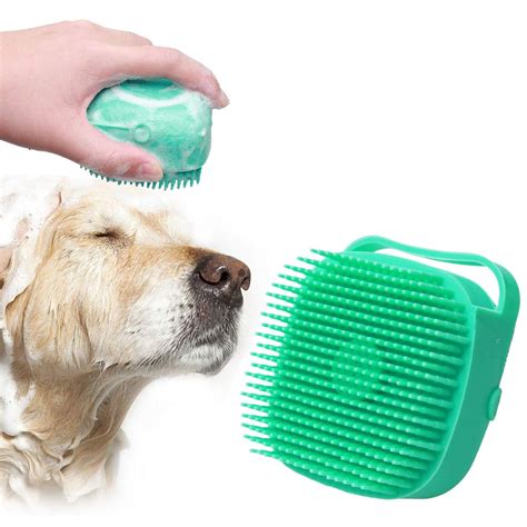 Dog Bath Massage Brush With Shampoo Dispenser Fimi Tech Store