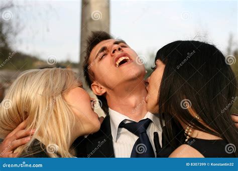 Bite Of Vampires Stock Image Image Of Lovers Happy Girl 8307399