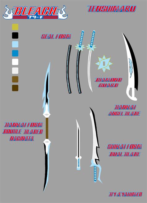 Zanpakuto Tenshimarus Different Forms By Ayahime0 On Deviantart