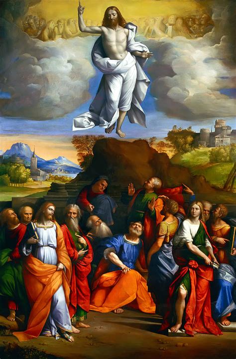 Ascension Of Christ Painting By Garofalo Fine Art America