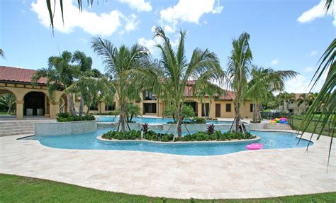 Water Resort Style Pool With Spa And Lazy River In Delray