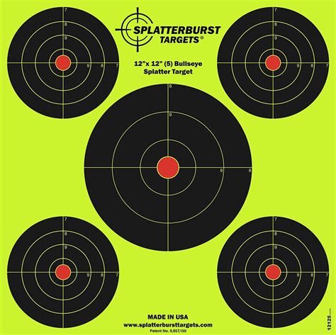 Bullseye Reactive Shooting Target Targets Unlimited