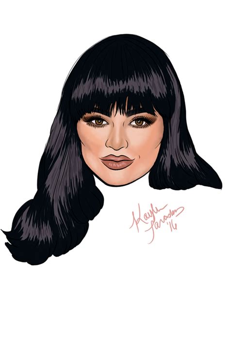 Digital Portraits Kylie Jenner On Behance