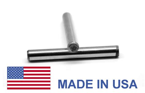 58 X 2 Dowel Pin Hardened And Ground Usa Alloy Steel Bright Finish