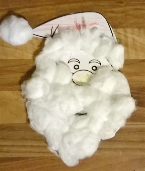 Santas Beard Christmas Craft With Free Printable Sophies Nursery