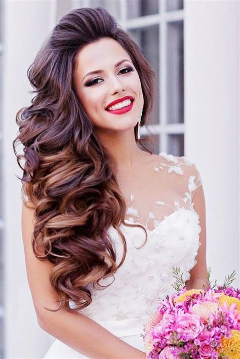 Exquisite Wedding Hairstyles With Hair Down See More Wedding