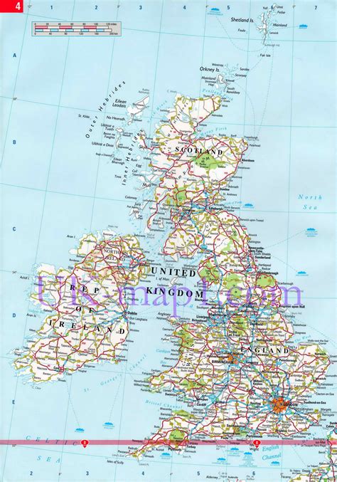 Exploring The Map Of Uk Roads A Comprehensive Guide Map Of The Usa