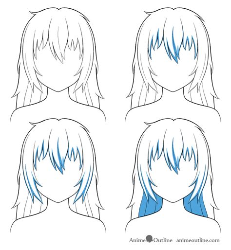 How To Shade Hair Anime How To Shade Anime Hair Kabar Kita Online