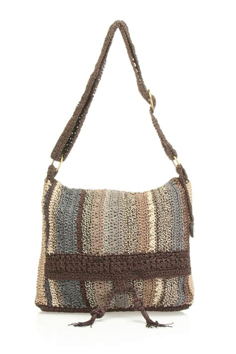 Handbag file purse organizer rack closet display 6 pocket clear storage hanger. The Sak Sonora Crochet Flap Tote In Earth Stripe - Beyond ...