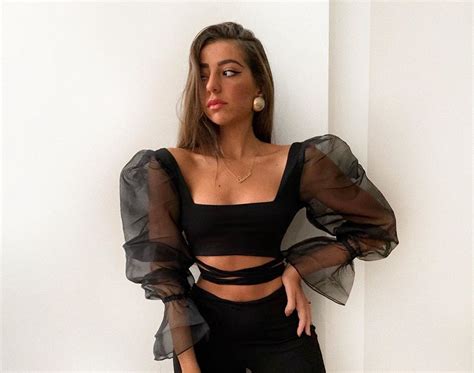 Organza Tie Front Sheer Puff Sleeve Crop Top Black In 2020 Fashion Outfits Fashion Couture