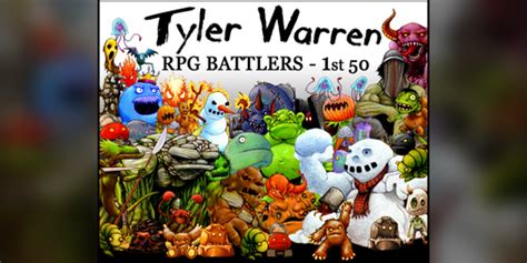 Tyler Warren Rpg Battlers 1st 50 Monsters By Tyler Warren Rpg Battlers