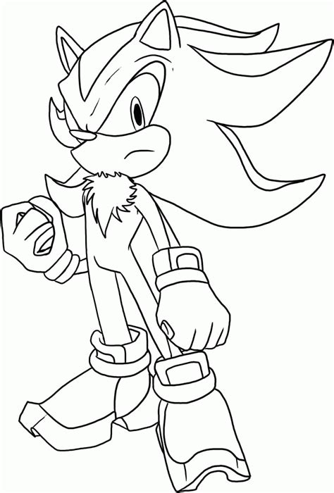 37+ hedgehog coloring pages for printing and coloring. Shadow The Hedgehog Coloring Page - Coloring Home