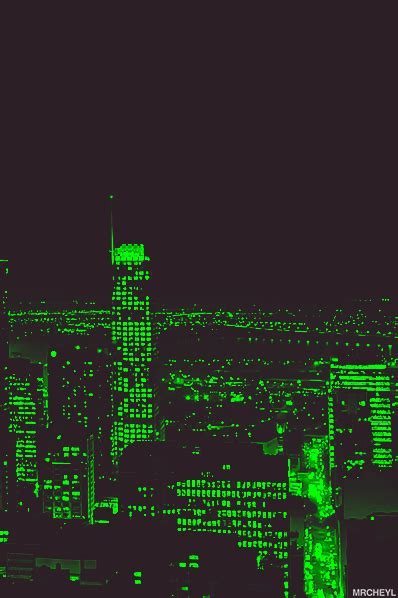 The City Limits Neon Green Edit Green Aesthetic Dark Green