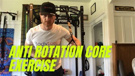 Great Anti Rotation Core Exercise Using Suspension Trainer Youtube