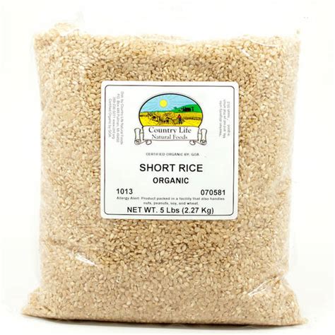 Rice Short Grain Brown Organic 5 Lbs Bulk Nuts 4 You