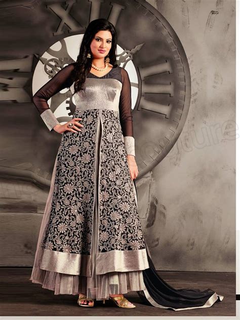 Because gowns aren't the only look on the red carpet. Natasha Couture Indian Party Wear Anarkali Suits 2015 for ...