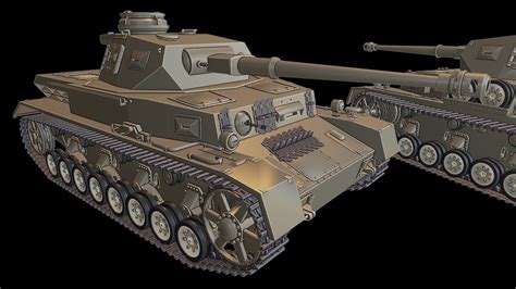 Panzer Iv Tanks 3d Model In Vehicle 3dexport