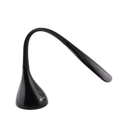 Illuminate desk space, side tables and more with this lamp that features a flexible neck and four brightness settings. OttLite Creative Curves LED Desk Lamp Black | JOANN