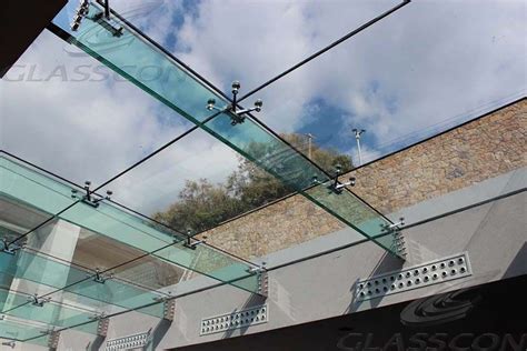 Structural Glass Roof With Glass Fins Glasscon Gmbh Architectural