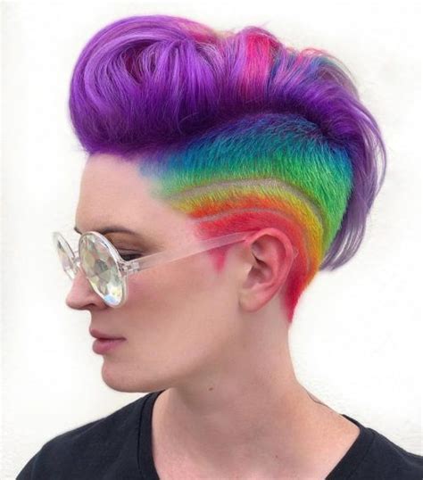 32 Photos Of Rainbow Hair Ideas To Consider For 2021 Rainbow Hair