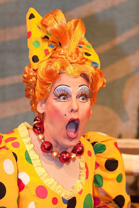 Panto Dame Peach Makeup Pantomime Outfits Hair Designs