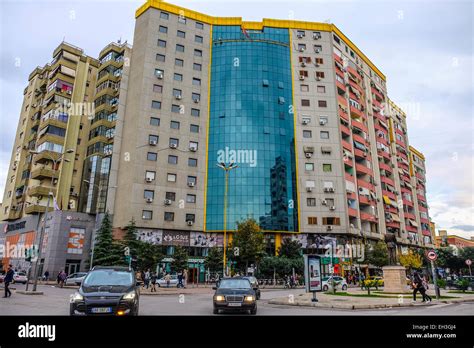 Albania Tirana Modern Building Stock Photo Alamy