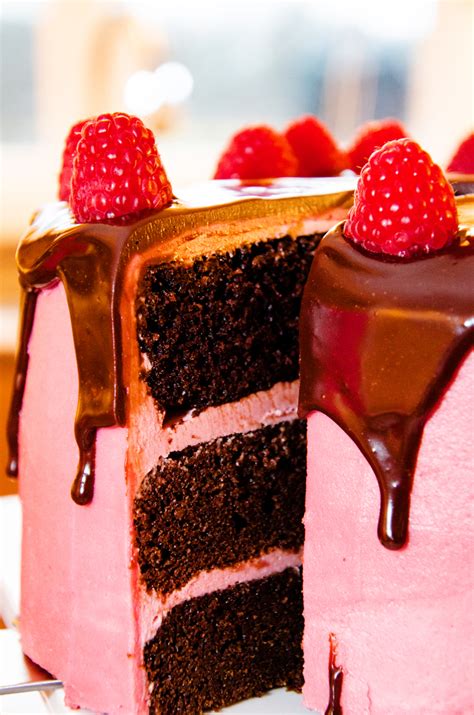 Raspberry Chocolate Cake Grandbaby Cakes