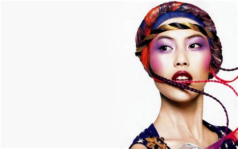 Liu Wen Fashion Model Hd Desktop Wallpaper Widescreen High