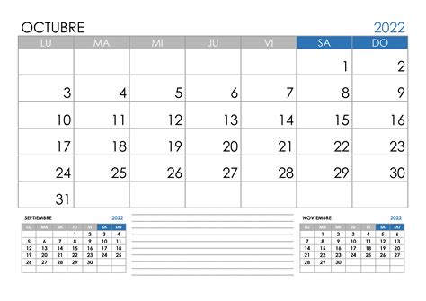 Calendario Mes De Octubre 2022 Chile Imagesee