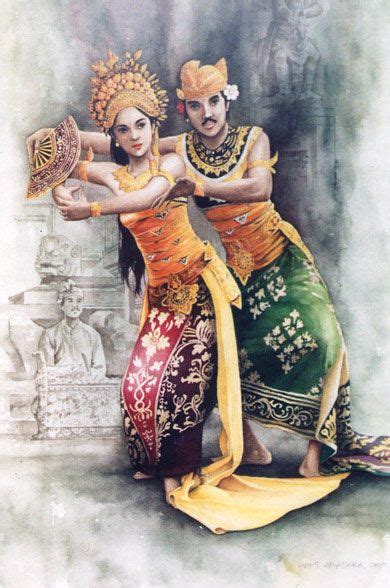 Balinese Dancer By Jaladara Deviantart Com On Deviantart Bali Painting
