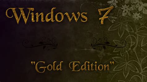 Windows 7 Gold Edition By Prayogiamong On Deviantart