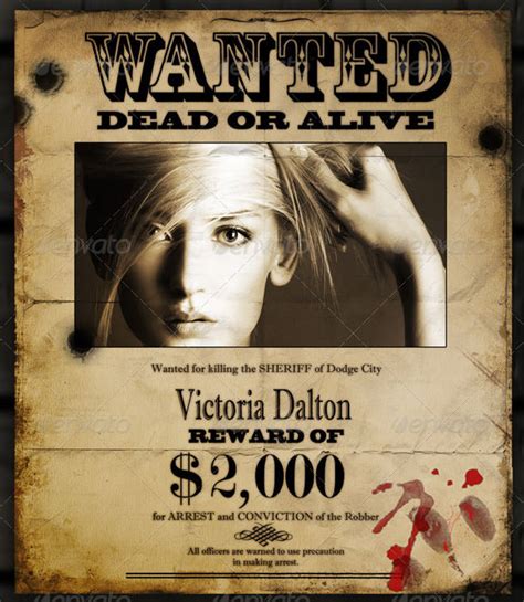 Free 17 Wanted Poster Templates In Psd Pdf Pages Indesign