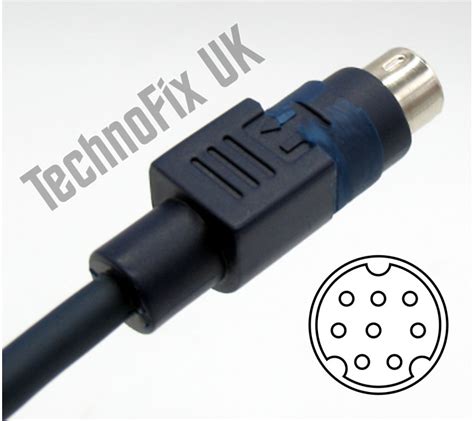 Cable For Yaesu Fc 20 Fc 30 Atu 8 Pin Mini Din Male To 8 Pin Mini Din