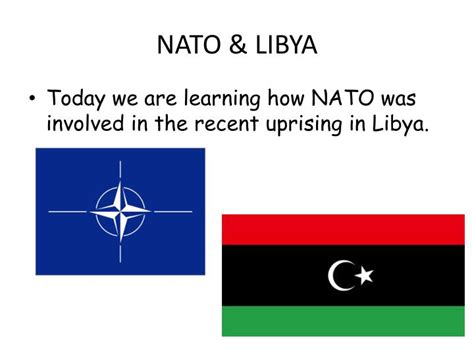 Ppt Nato And Libya Powerpoint Presentation Id4710093