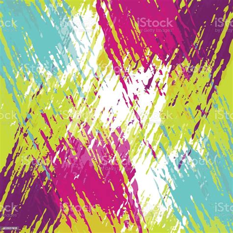 Abstract Art Colorful Paint Texture Background Stock Illustration