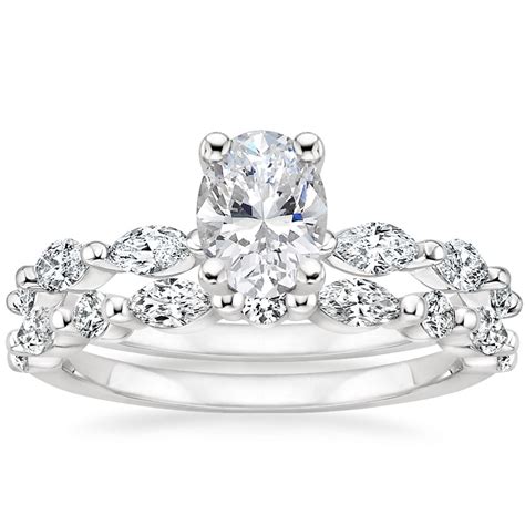 18k white gold joelle diamond ring 1 3 ct tw with versailles diamond ring 3 8 ct tw