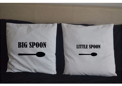 Big Spoon Little Spoon 100 Cotton Cushion Covers Printed Design