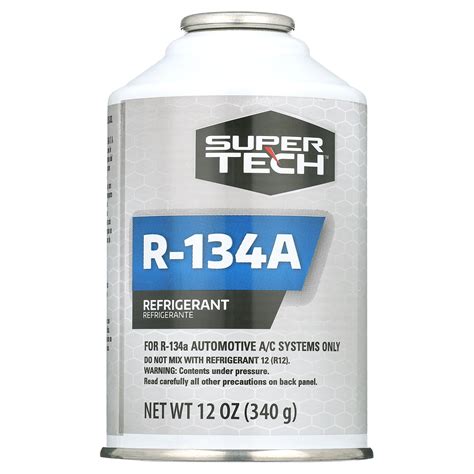 Super Tech R 134a Refrigerant 12 Oz