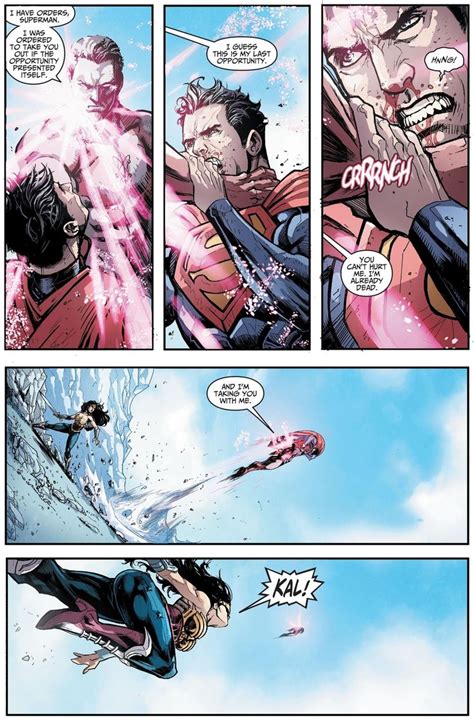 Panels Of Interest — Captain Atom Vs Superman From Injustice 2013