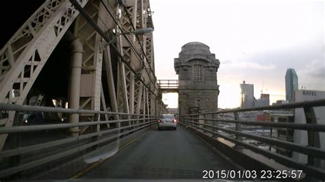 Driving Over The Queensboro Bridge Outer Roadway Youtube