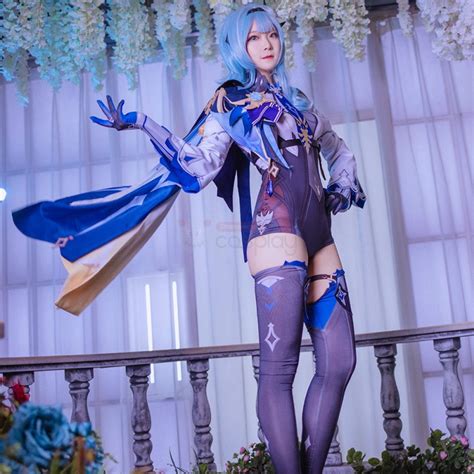 Genshin Impact Eula Cosplay Costume Champion Cosplay