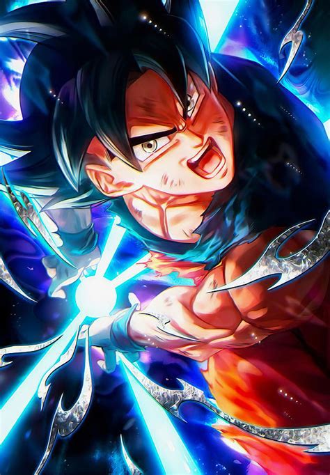 Goku Ultra Instinct Digital Art By Nguyen Hai Fine Art America