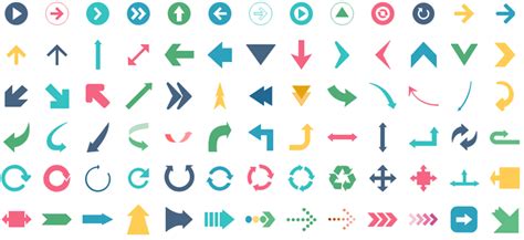 100 Infographic Arrow Elements For Better Infographic Design