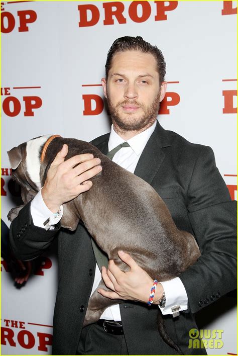 Tom Hardy Gets Licked On The Face At Drop Nyc Premiere Photo 3192750